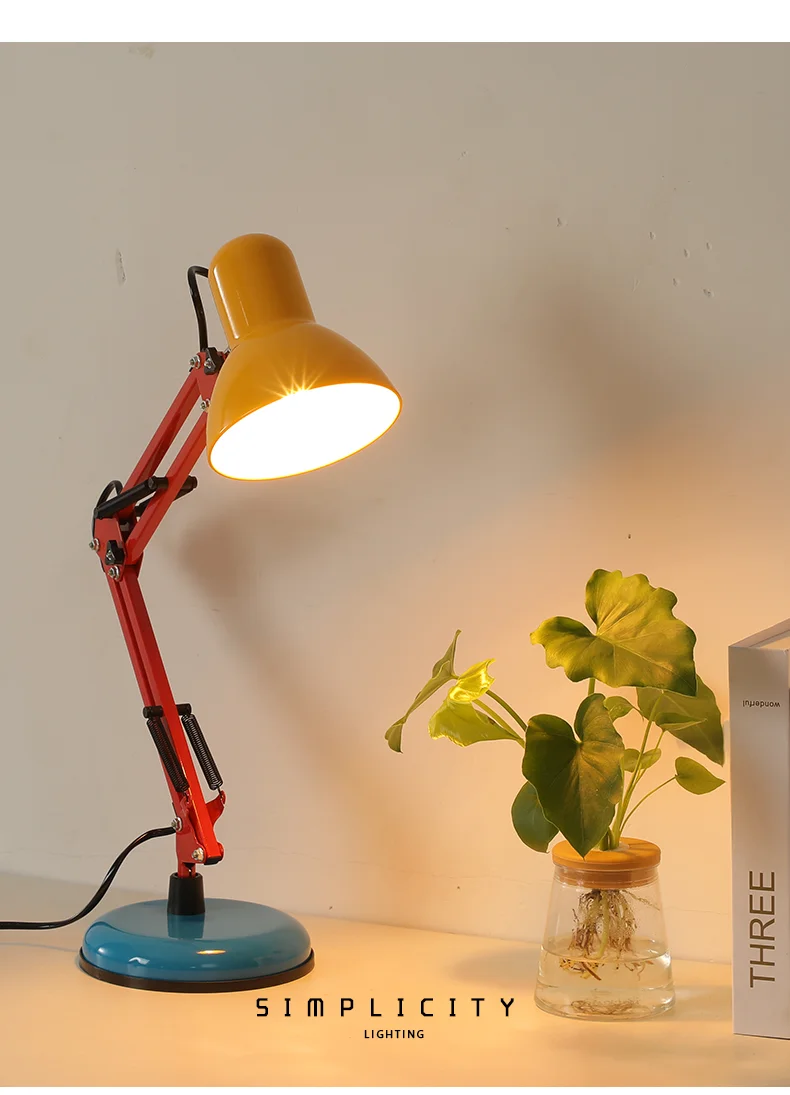 Description Picture 6 of itemUpgrade Grow Floor Lamp Mechanical Deco rative Floor Lamp for Chambres Decor Home Interior Color Long Arm Telescopic Floor Lamp