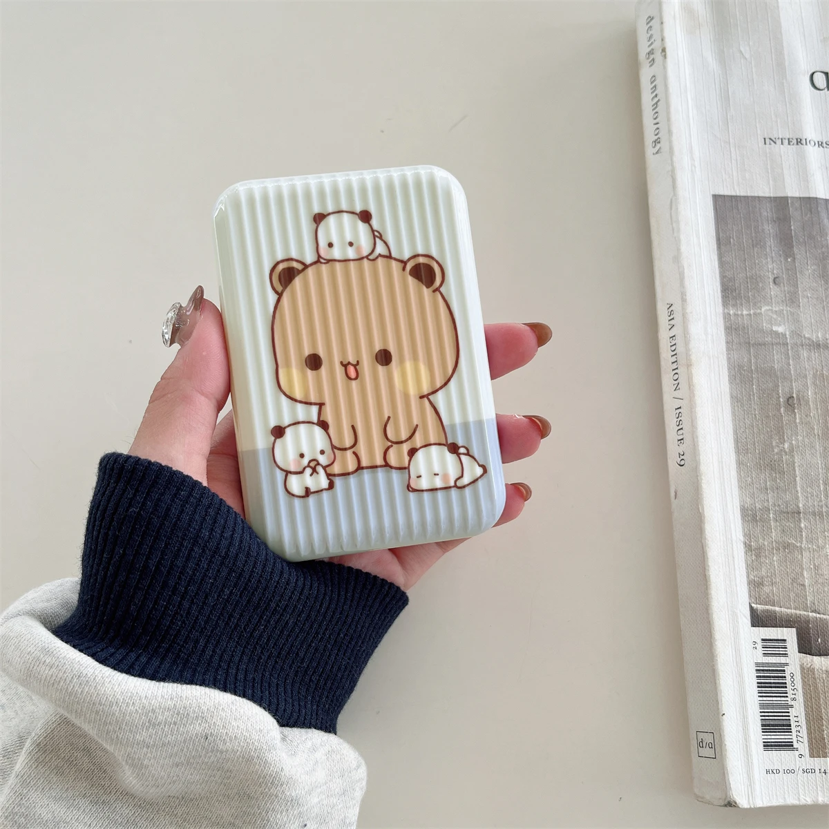 Little Bear Pattern Case for iPhone External Battery