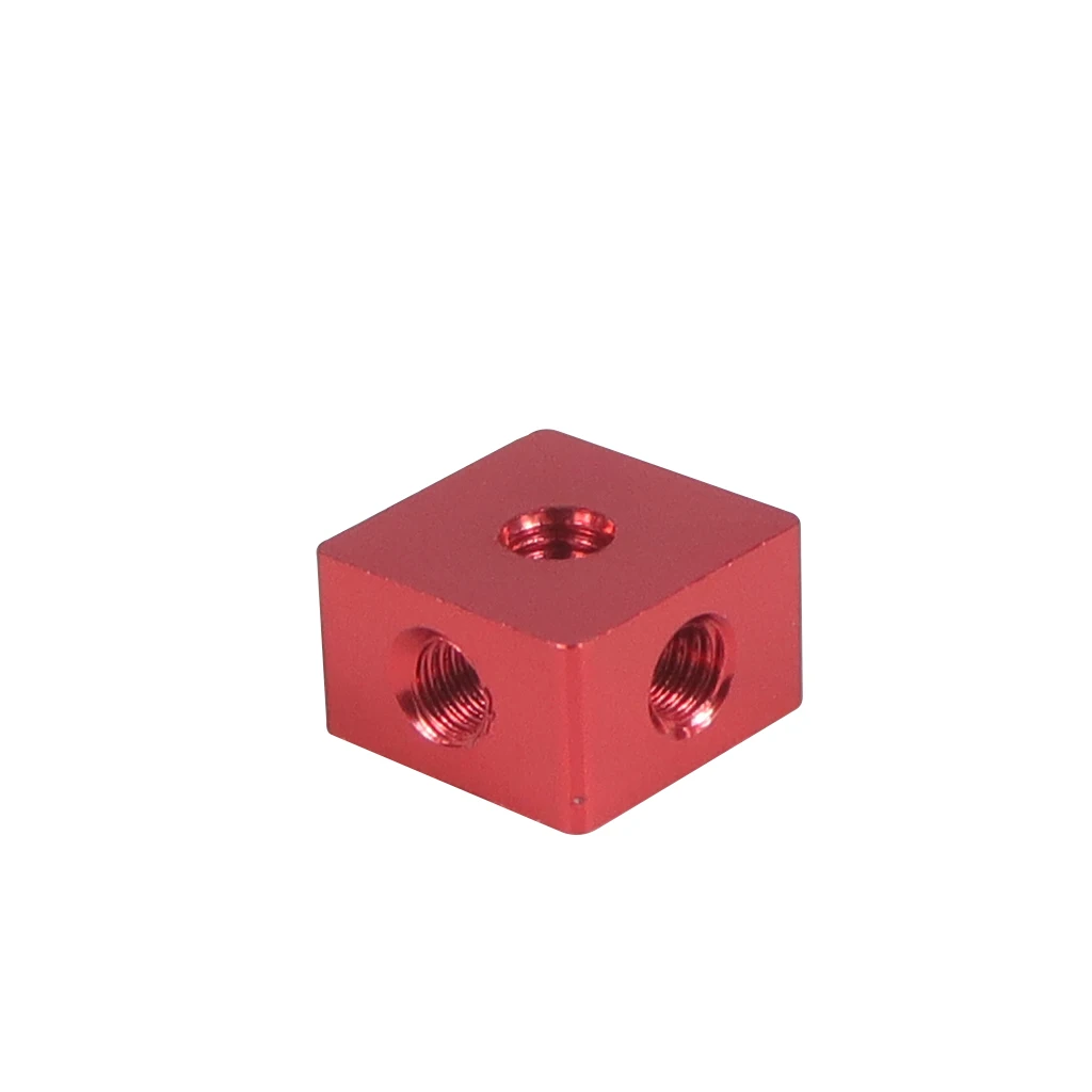 Camera Accessories 2pcs/lot Aluminum Alloy Parts M3 Screw Square Corner Nut Bracket Fixing Six-Sided Thread Plate Block Cube DIY