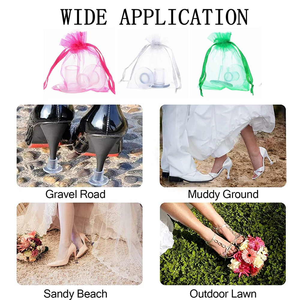 60 Pairs High Heel Protectors for Outdoor Grass Wedding Events