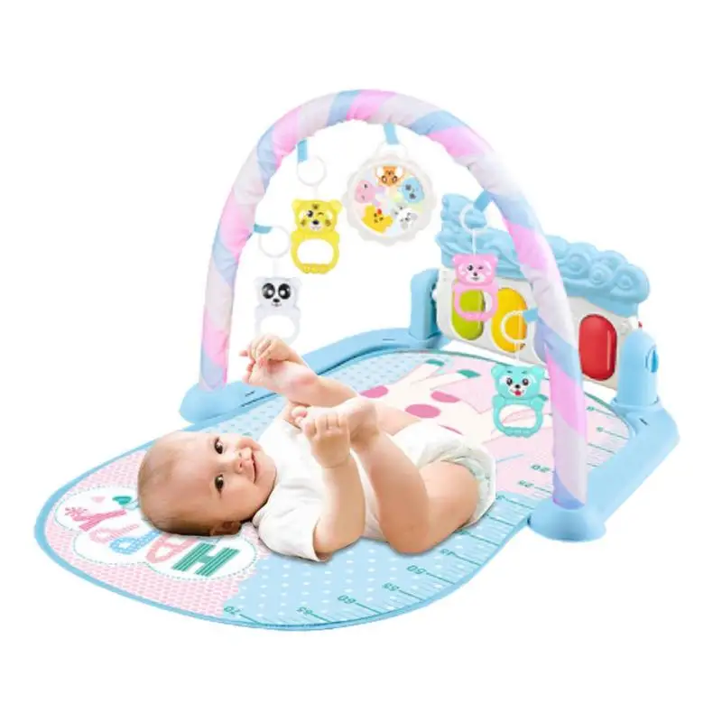 Baby Fitness Frame Crawling Game Blanket Multifunctional Mat Crawling Mat Infant Rug Kids Activity Mat Gym Educational Toy