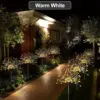 200LED Solar Fireworks Light Outdoor Waterproof Solar Light 8 Lighting Modes DIY Starburst Fairy Light Holiday Decorative Lights 5