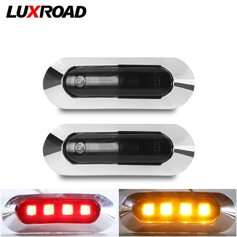 Truck LED Side Marker Light Tail Light Turn Signal Light Amber