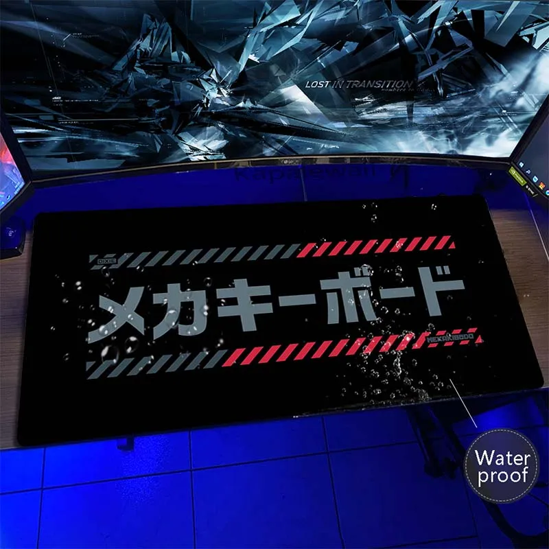 

Waterproof Mouse Pad Large Black And White Mouse Pad XXL Gaming Keyboard Computer Mouse Pad Natural Rubber Carpet long mouse pad