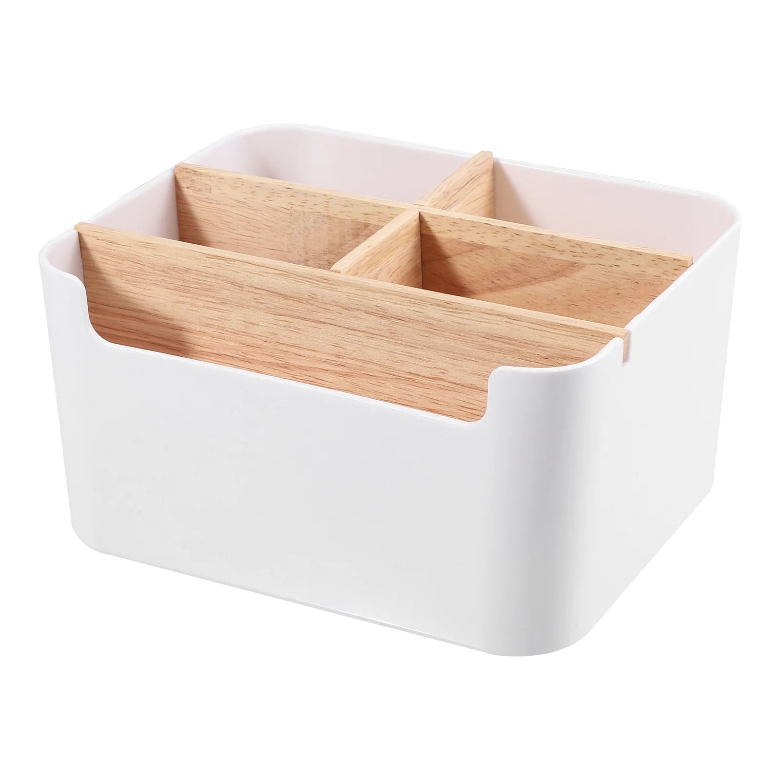 

Coffee Table Storage Shelves Desk Accessories Products White Wooden Multipurpose Holder