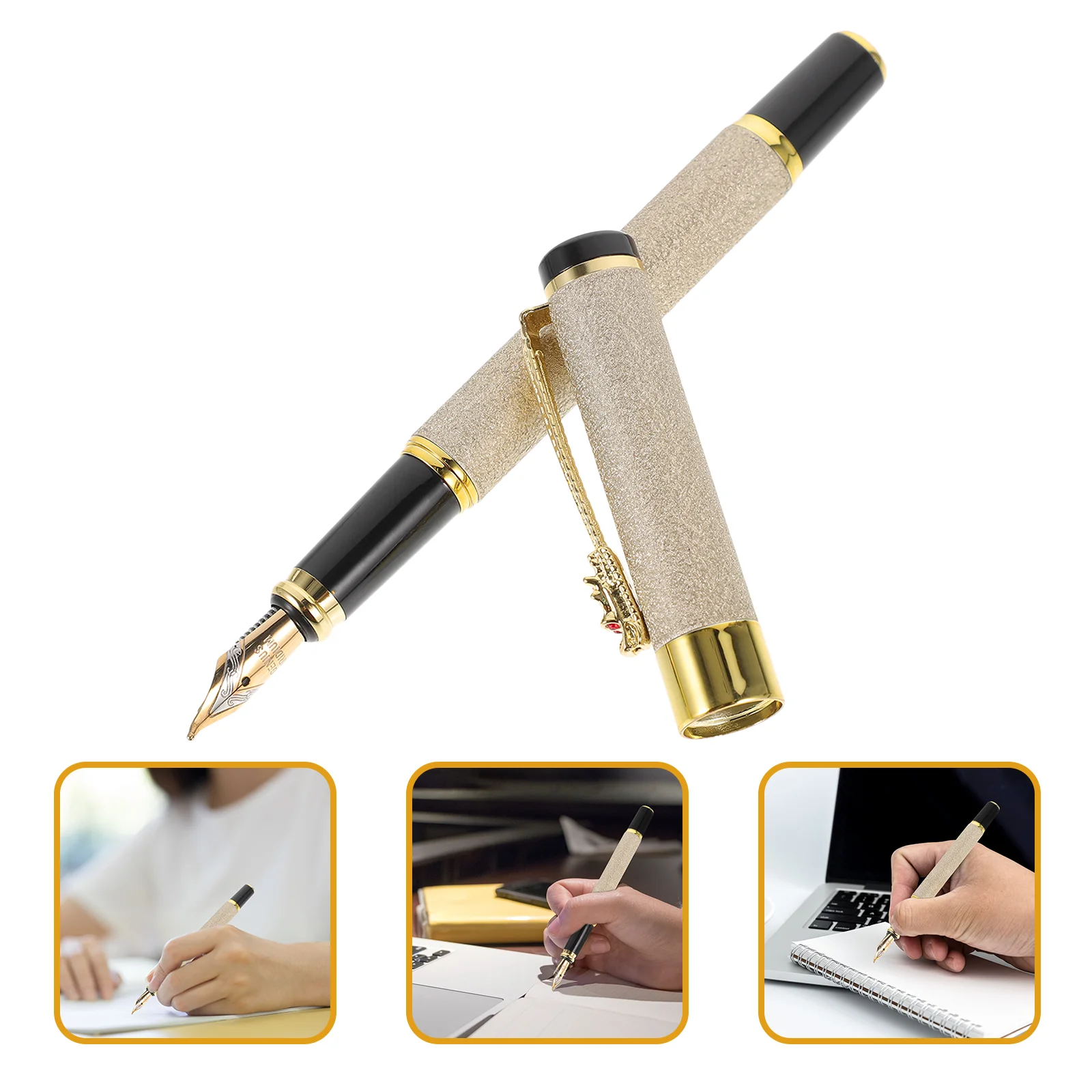 Pen The Office Supplies Gift Sign Pens Smooth Writing Signing Prize Fountain Iron Calligraphy Exercising for