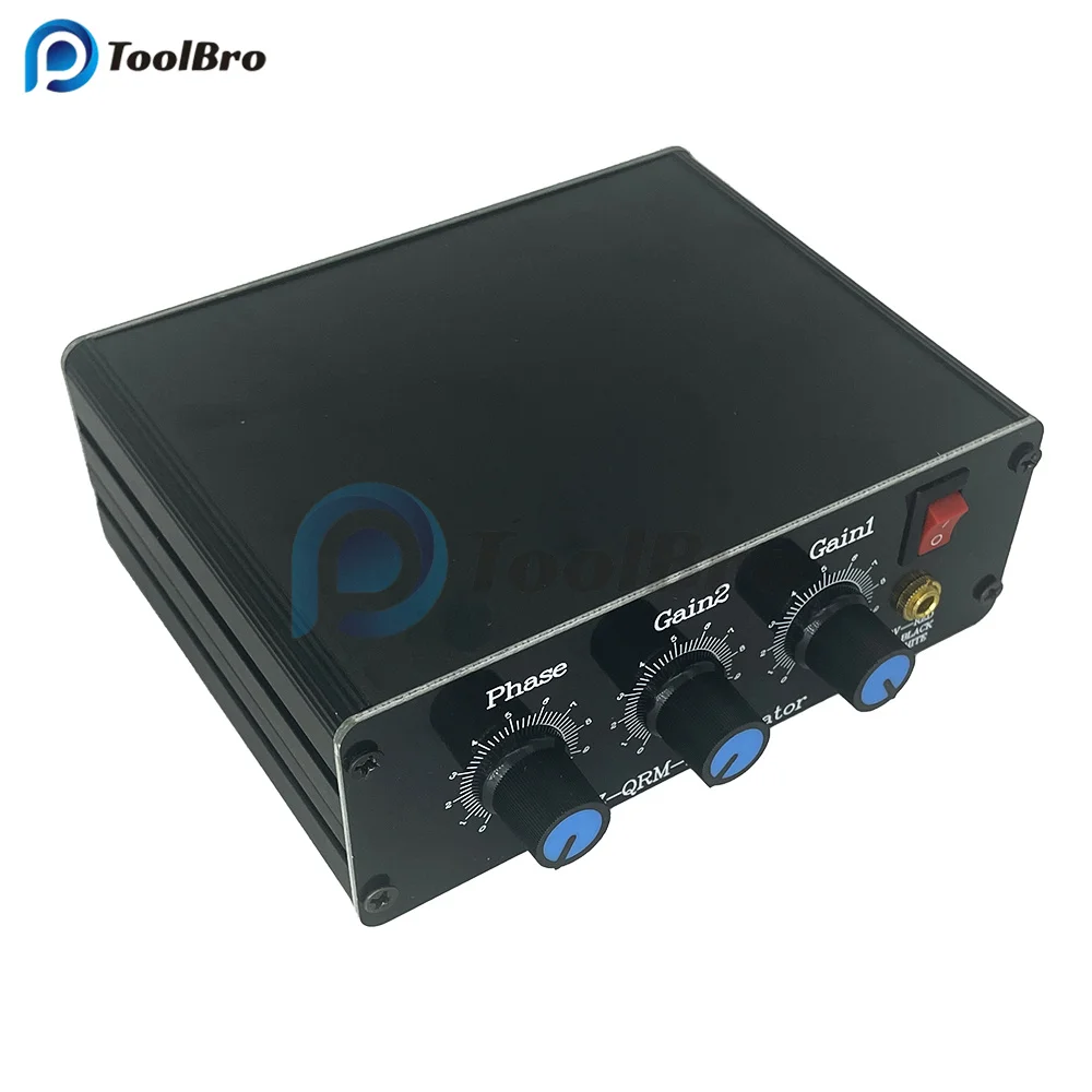 QRM Eliminator X-Phase 1-30MHz HF Bands Phase/ Two Gains Adjustable Aluminum Alloy QRM Eliminator Signals Accessories 6