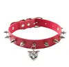 Goth Punk Spike Rivet Choker Collar For Women Steampunk Cat Head Necklace Emo Neck Strap Cosplay Chocker Gothic Accessories 4
