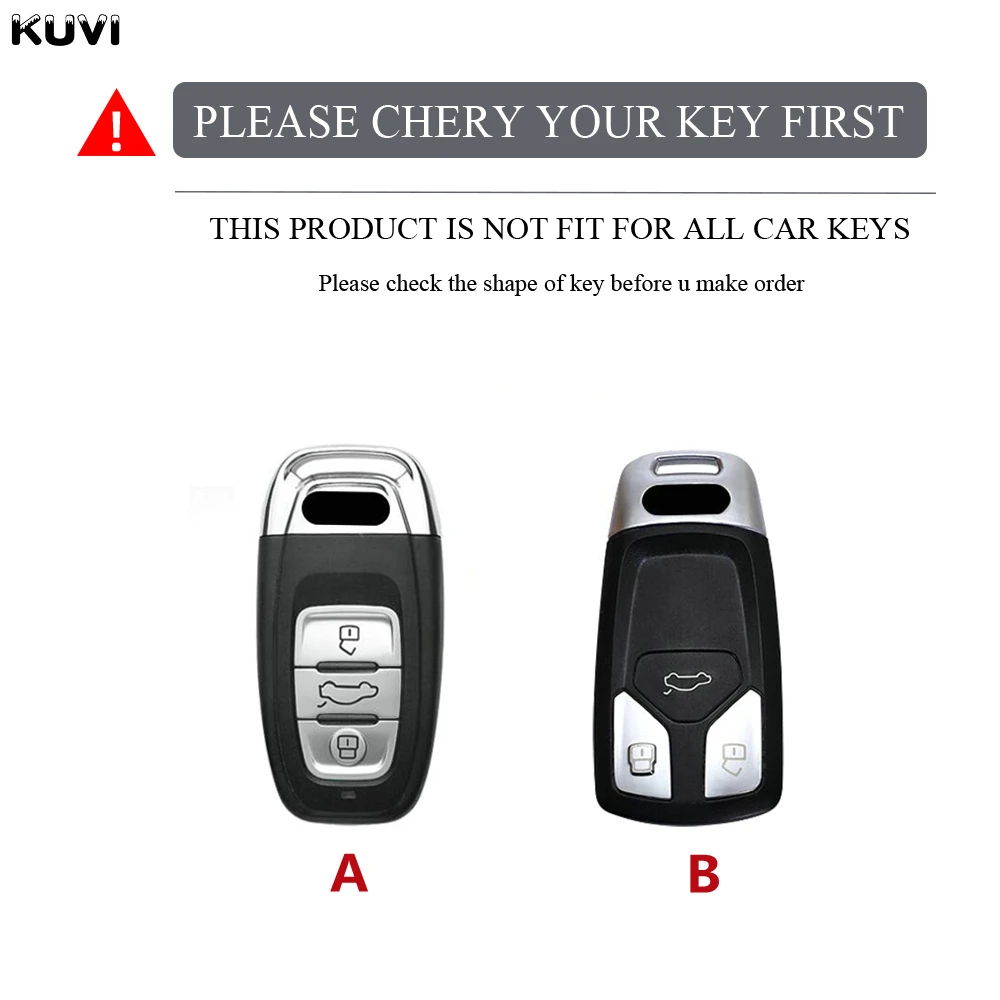Premium ABS Carbon Car Smart Key Case Cover