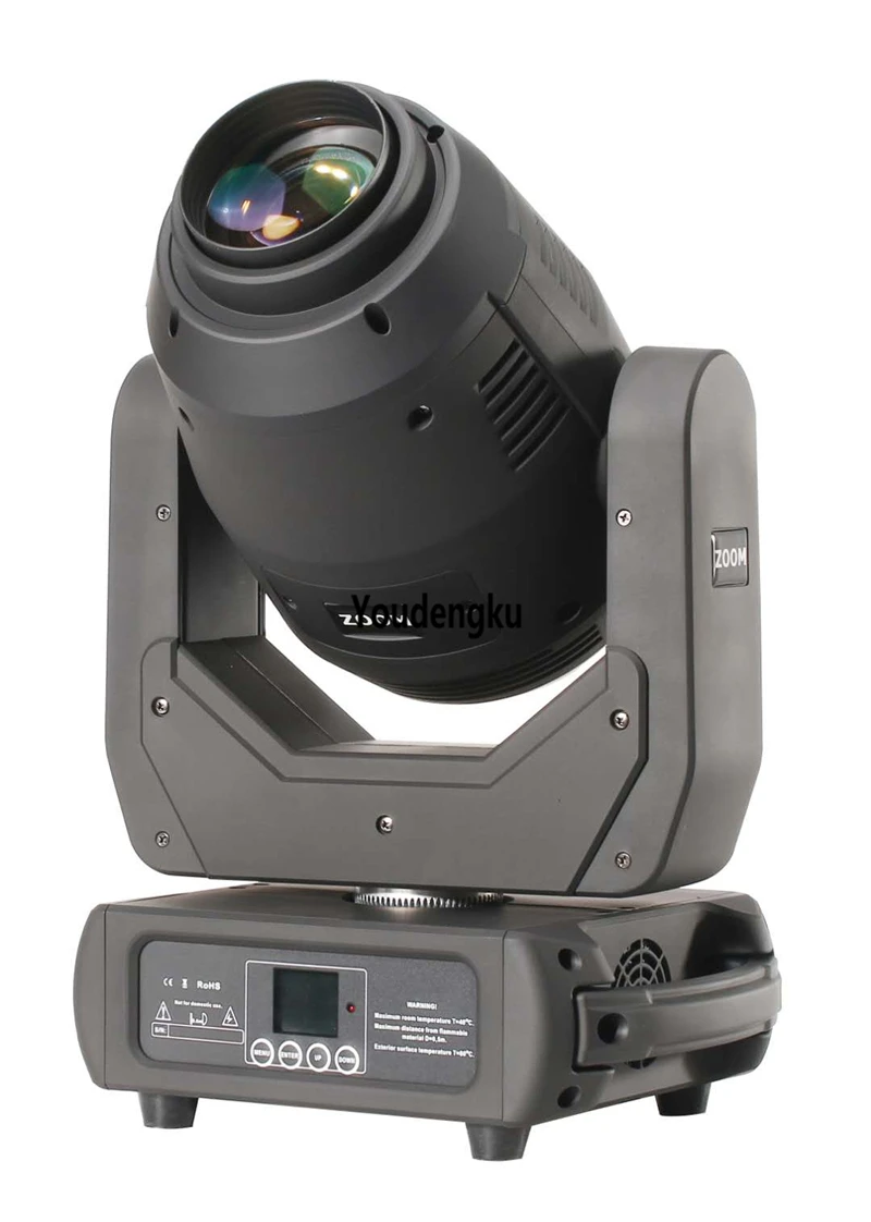 2 pieces light + case 250W 7R led spot Moving Head Light Zoom 8Prism DMX Stage L