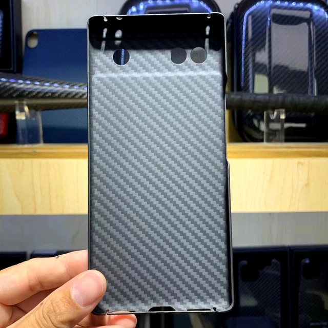 Carcasa Híbrida Imak Ruiyi para Google Pixel 6a - Fibra de Carbon - Negro