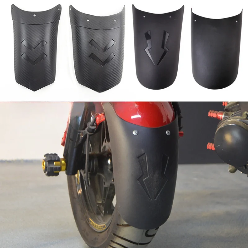 

Motorcycle Lengthen Front Fender Rear AndFront Wheel Extension Fender Mudguard Splash Guard for Motorcycle Universal Accessories