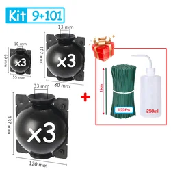 Reusable Rooting Ball for Plant Propagation and Gardening (Kit 9Pcs with tools)