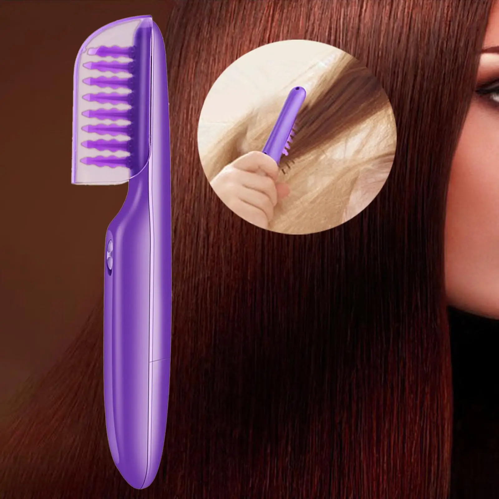 

Electric Hair Brush Comb Wet or Dry Wet Fine Detangle Comb for Hairdressing