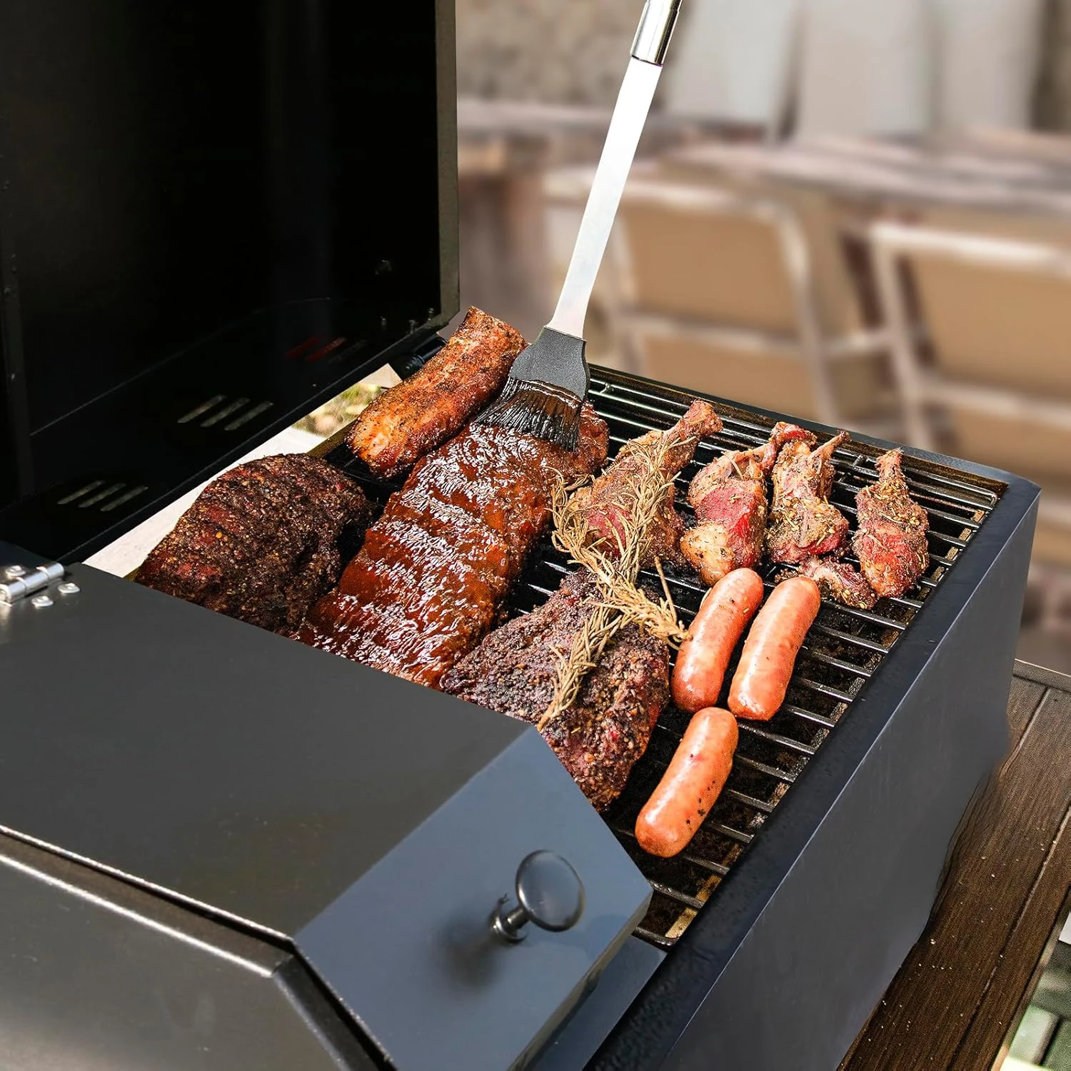 Portable Wood Pellet Grill and Smoker 6