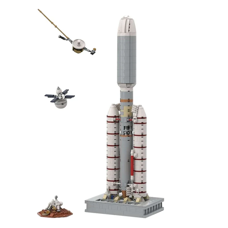 

Centaur 1:110 космические строительные блоки, модель кирпичики город высокой технологии, игрушки «сделай сам», космическая ракета для фотографий, подарки