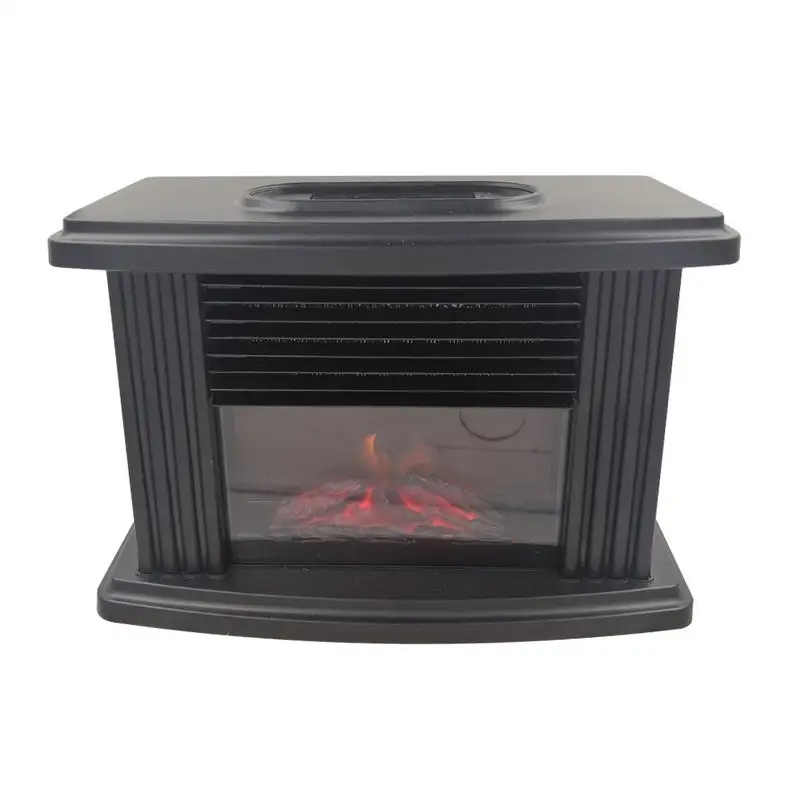 

1000W Electric Fireplace Heater Mini Electric Fireplace Stove Heater Portable Tabletop Indoor Space Heater 4W