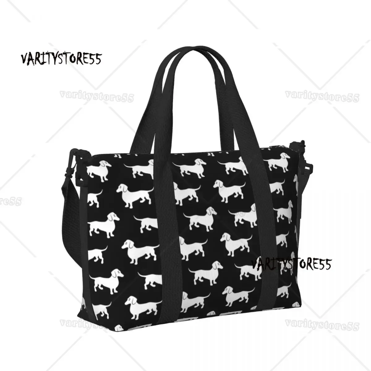 Wiener Dachshunds Badger Tote Bag for Women Large Capacity Puppy Sausage Dog Gym Beach Travel Bags