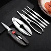 Seafood Tools Multi functional Zinc Alloy Claws Crab Needles Crab Scissors Kitchen Seafood Tools