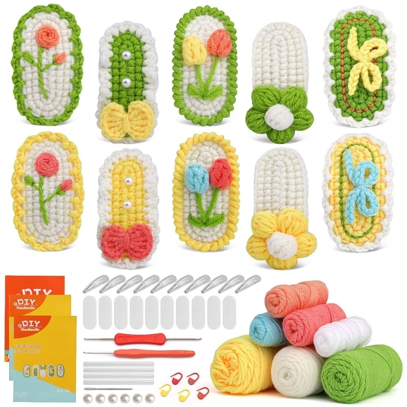 DIY Crochet Craft Set Christmas Crochet Kits Include Crochet Hook, Yarns,  Needle, Instructions, Accessories for Beginner - AliExpress