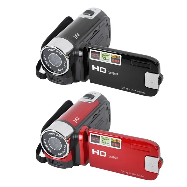 New 48MP DV Camera 2.7in TFT Rotatable Screen 16x Digital Zoom Video Camera with USB Cable 1080P Camera Vlogging Camera