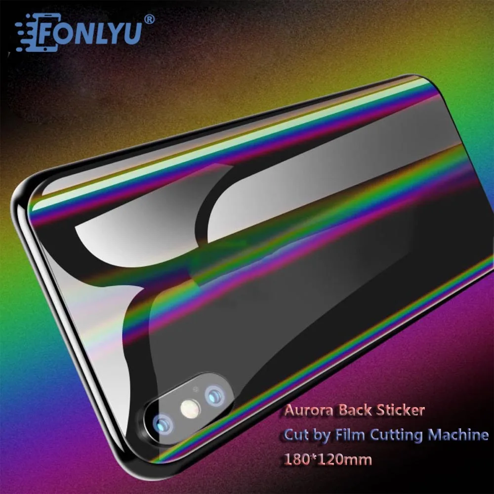 Fonlyu Aurora Back Film Pelicula Stickers Per Iphone 13 Pro Max Screen Protector Hydrogel Sheet Cutting Machine Cutter Plotter