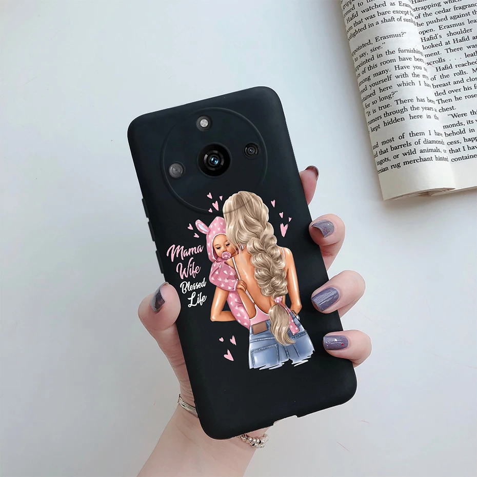 Stylish Pretty Girl Soft TPU Phone Case - Realme 11 Pro+ Collection