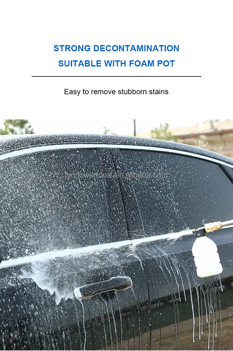 JH Portable High Pressure Electric Car Washer Gun Rechargeable Battery Powered C