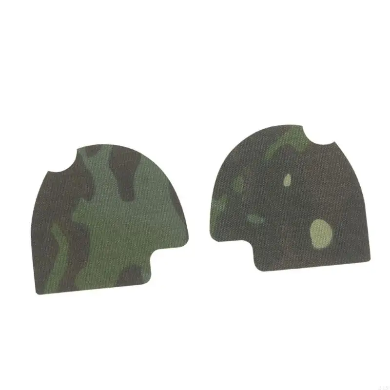 242F Camouflage Earmuff Sticker Headphone Sticker Patches Tactic Headset Earmuff Cover Camouflage Headphone Cover