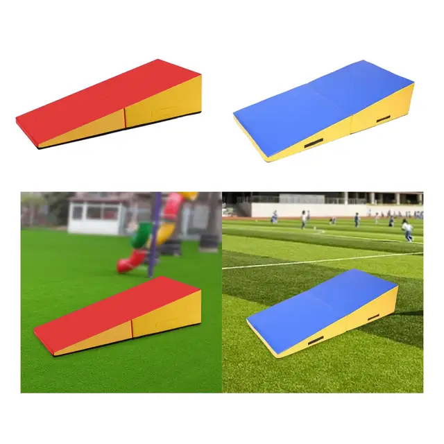 Gym Tumbling Mat Tumbling Skill Shape Cheese Wedge for Dance Sports Yoga 3