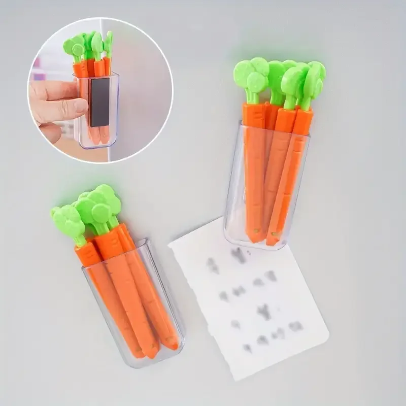 Tulip/Carrot Sealing Clips Storage Box Packaging Clip Storage Box Snack Bag Sealed Moisture-proof Sealing Clip 5pcs sealing clips bag clips bread bag clips kitchen bag clips storage bag clips