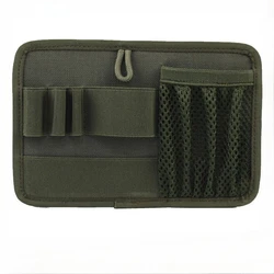 Modular Hook Loop Panel Bag Insert - Utility EDC Tool Organizer Pouch (Green)
