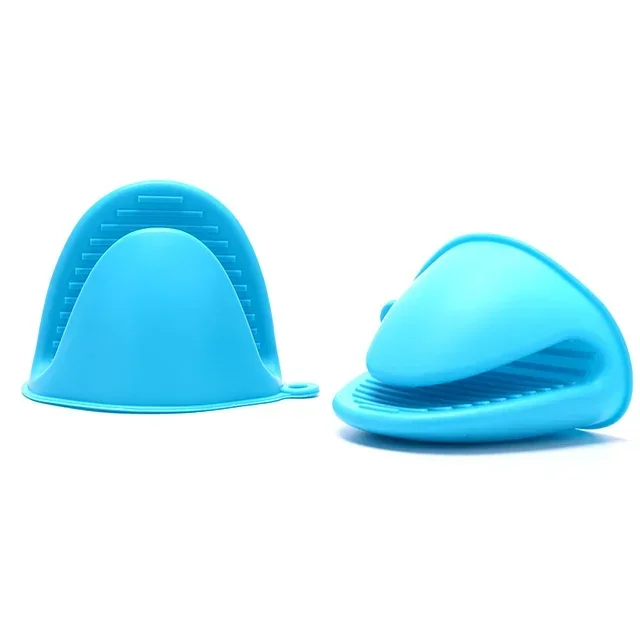 2 pçs silicone cozinhar pitada apertos luvas de forno potholder mini luvas de forno para cozinha cozinhar cozimento fritadeiras de ar micro-ondas churrasco 10