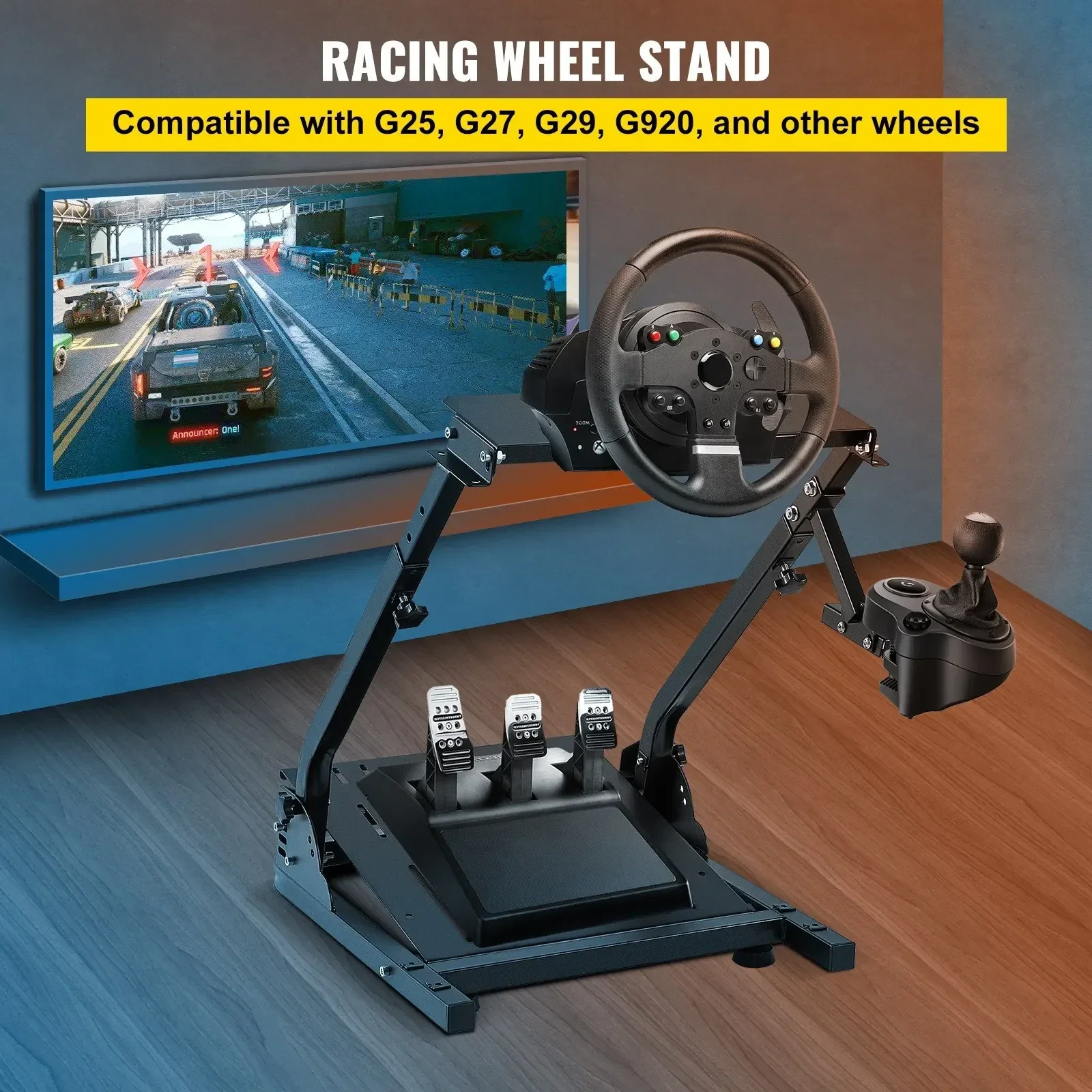 GTRACING Racing Wheel Stand for Logitech G27 G25 G29 G920 Racing Simulator  Mount