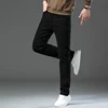 New Plus Size High End Casual Pants for Men's Straight Stretch Loose Mid High Waist Long Pants Brand Clothing Slim Jeans 28-44 5