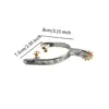 2x Western Horse Spur Boots Spur with Rotating Gear for Boots 6