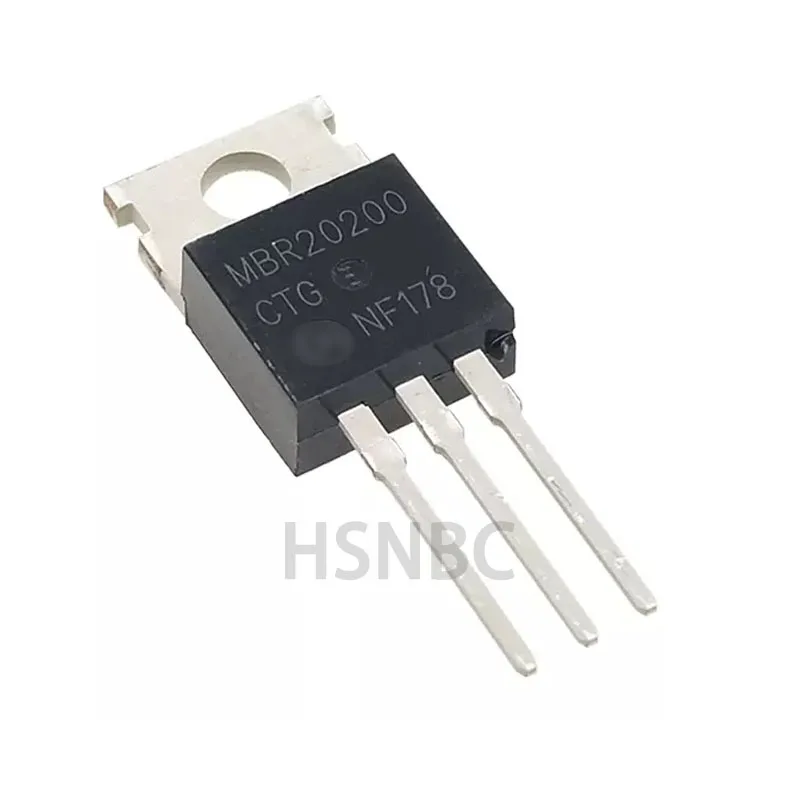 

10Pcs MBR20200CT MBR20200CTG TO-220 100% Brand New Original Stock