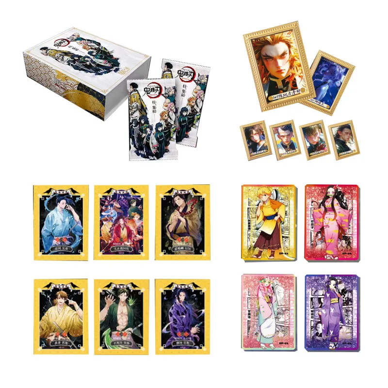 

Demon Slayer Collection Card Exquisite High-end Puzzle Party Game Gift for Children Trading Collectible Cards