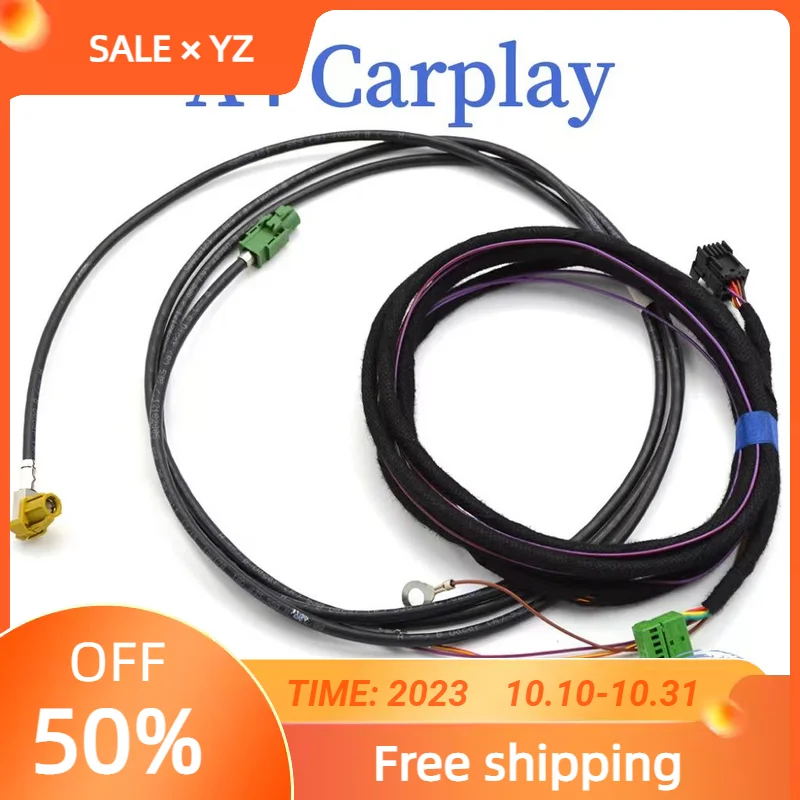 

For Audi A3 8V / A4 S4 / Q7 4M / Q8 4M / R8 Q2 Q3 MIB 2 CarPlay MDI USB AMI AUX Install Harness wire 6 PIN