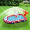 Children Play Sprinkler Pad Summer Beach Inflatable Spray Mat Outdoor Game Toy Garden Lawn Swimming Pool Mat Bathtub for Kids 6
