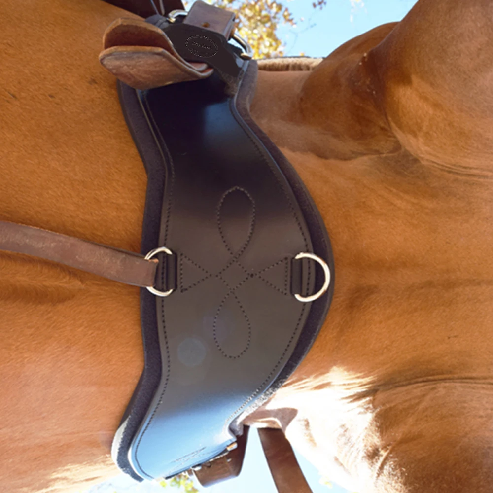 Western Saddle grith leather StretchTec Shoulder Relief Cinch-Western Cinch