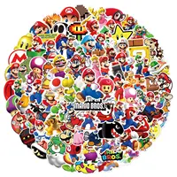 10/25/50/100Pcs Cartoon Super Mario Game Stickers Laptop Notebook Skateboard Fridge Phone Waterproof Decal Sticker Kids Toys 2