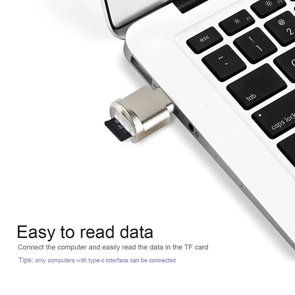 휴대용 미니 카드 리더 유형 C 마이크로 SD TF 메모리 카드 리더 OTG 어댑터 삼성 화웨이 Macbook LeTV 용 USB 3.1 카드 리더