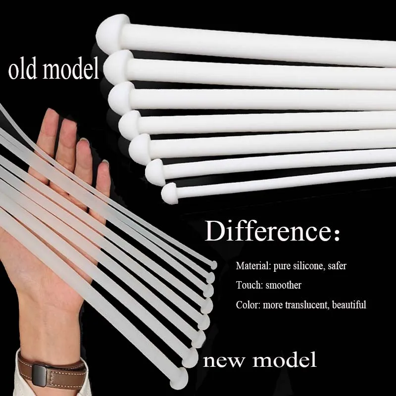 High Quality White Round Head Silicone Urethral Catheter Dilator Prostate Stimulate Male Urethra Insert Adult Sex Toys for Men penis sex toys