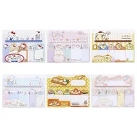 Kawaii Melody Cinnamoroll Memo Pad Kawaii Sanrio Sticky Notes Stationery Label Notepad Planner Sticker Post School Supplies 2