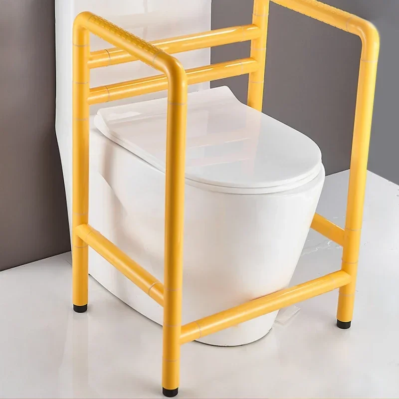 Luminous Elderly Toilet Rail Frame  No Punching Required NonSlip Safety Bathroom Armrest Easy to Install Secure Bathroom Support 2