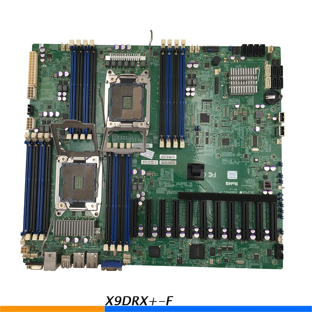 Original Workstation Motherboard For Supermicro X9DRX F X79 10 PCI 3 0 LGA2011 Perfect Test Good
