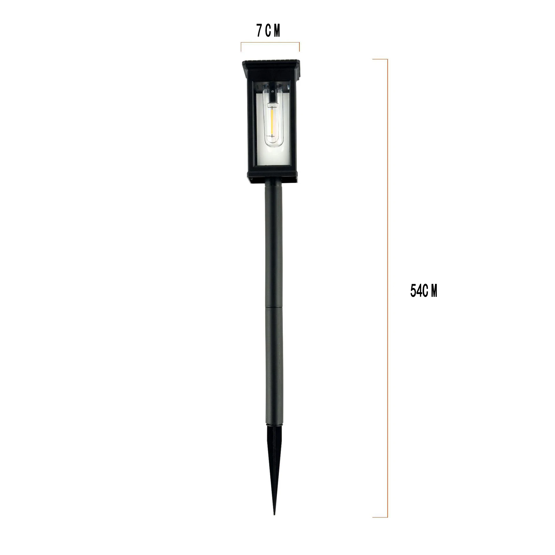 Solar Pathway Warm Lights Outdoor Waterproof Solar Powered Garden for Walkway Ya