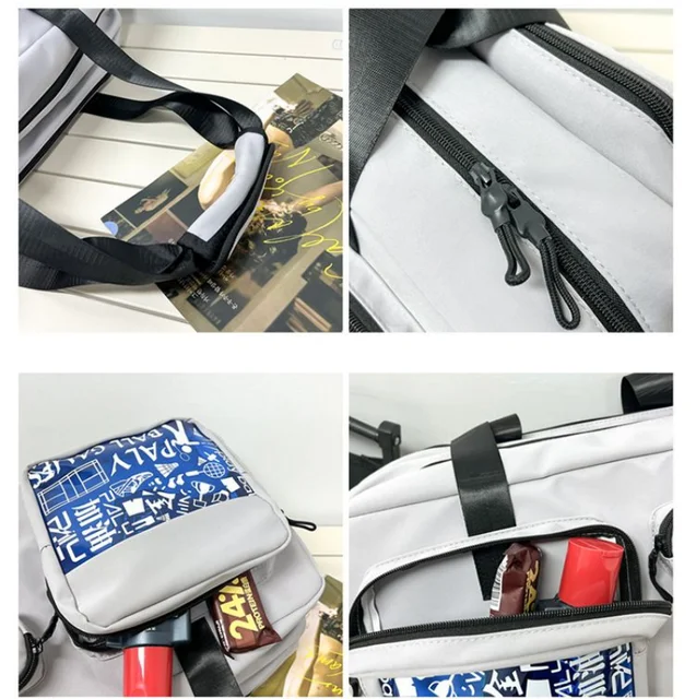 Badminton Bag for 3-Pack Racket Hand-Held Sports and Fitness Bags Unisex Large Capacity Racket Bag, Multi-Layer Shoulder Bag 6