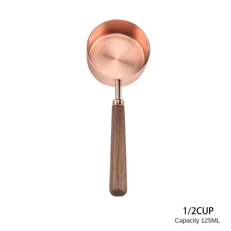 Kitchen Measuring Spoons Measuring Spoon Set Measuring Cup and Spoon Set Rose Gold Stainless Steel Measuring Spoon Coffee Measuring Cup Spoon